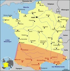 France Sud / Sud Ouest (Bordeaux - Toulouse - Marseille - Nice)